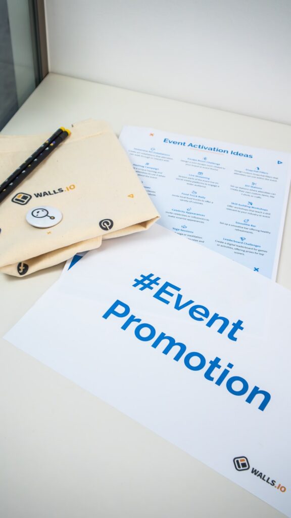 Objets publicitaires d'entreprise avec logo et supports de communication